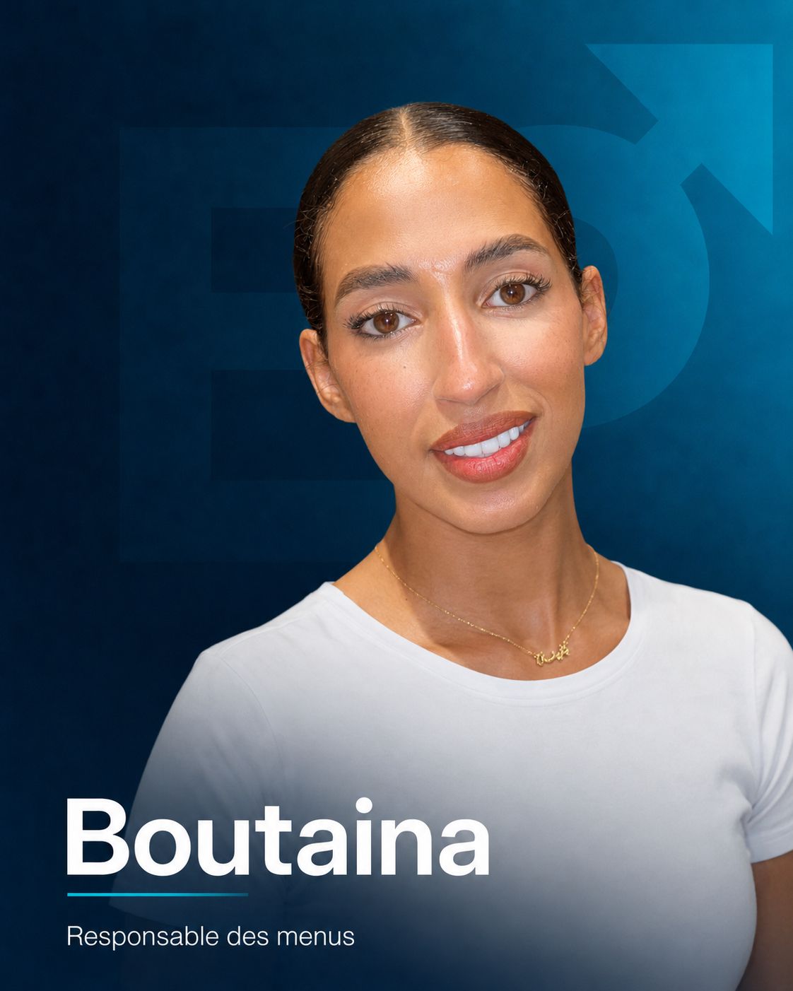 Boutaina, responsable des menus ExpertPlace