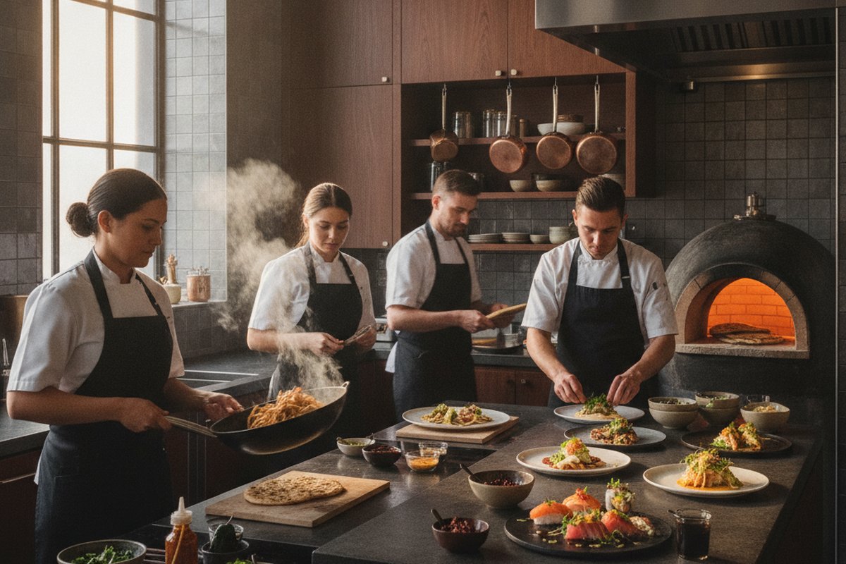 Un menu qui donne envie, plat après plat