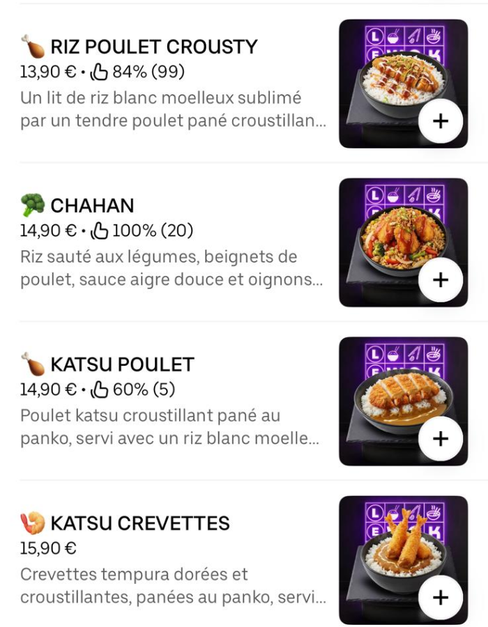 Menu Premium 31