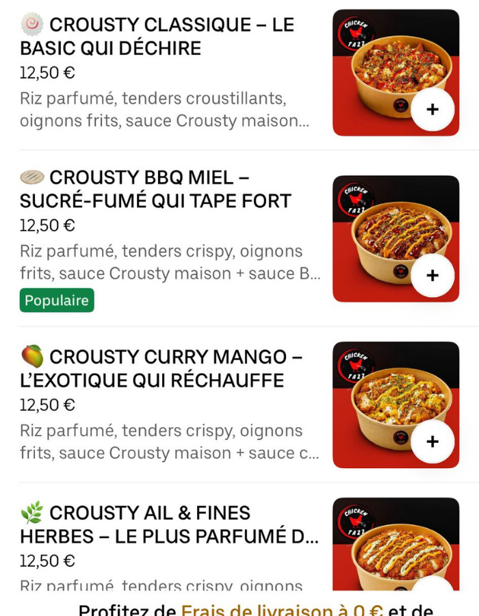 Menu Premium 24