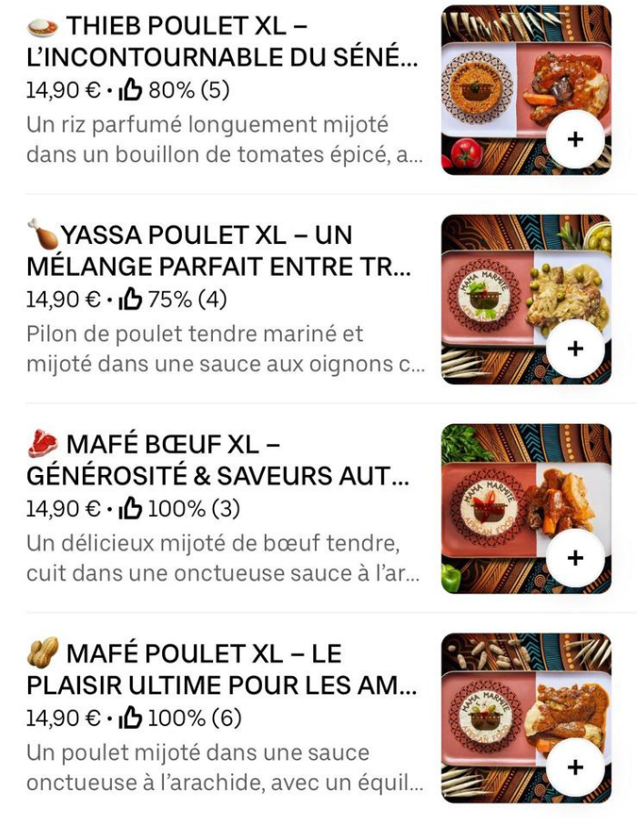 Menu Premium 23