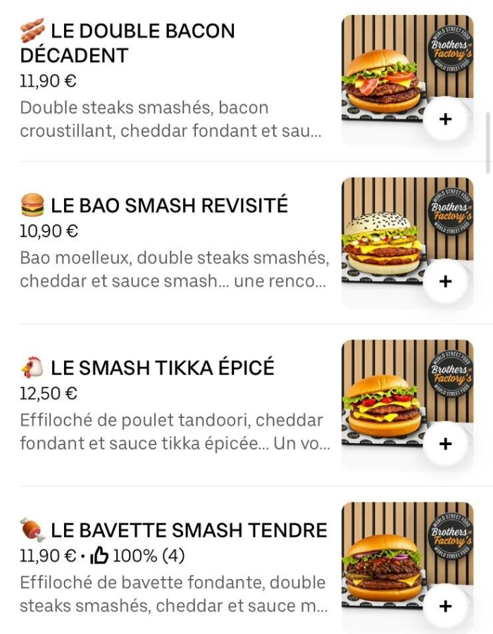 Menu Premium 21