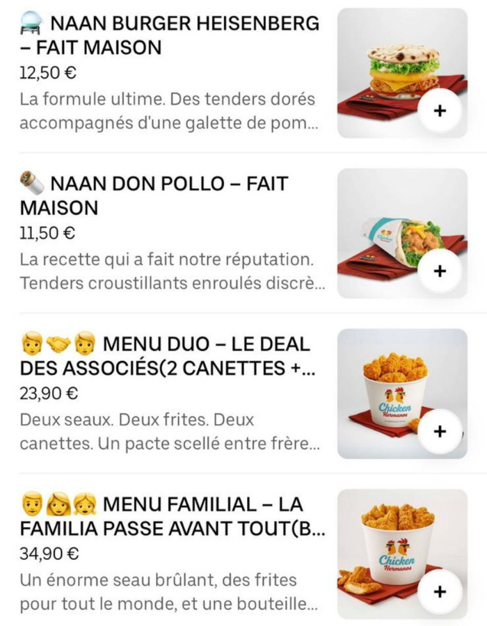 Menu Premium 20
