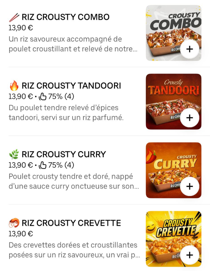 Menu Premium 17