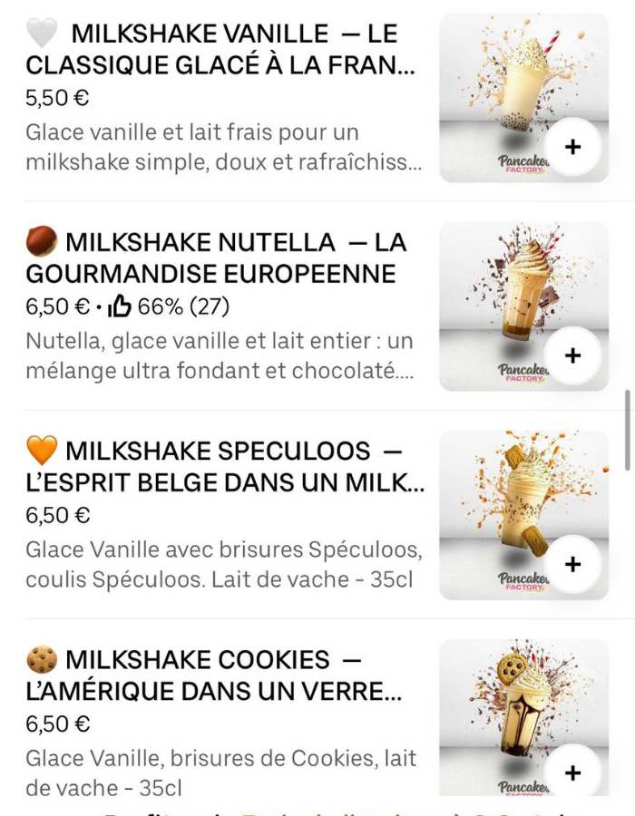 Menu Premium 30