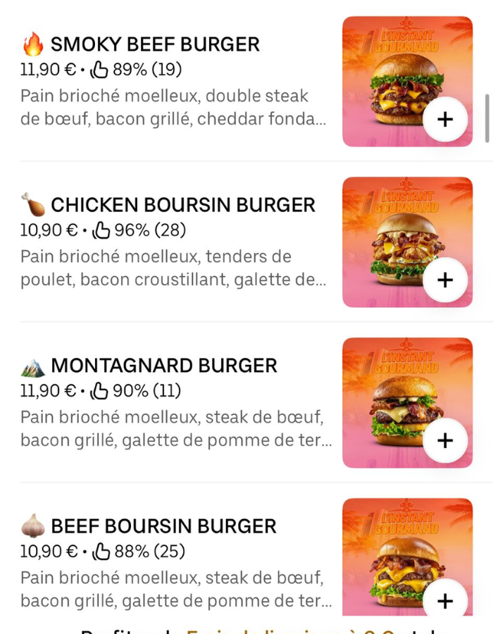 Menu Premium 12