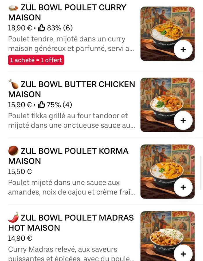 Menu Premium 29