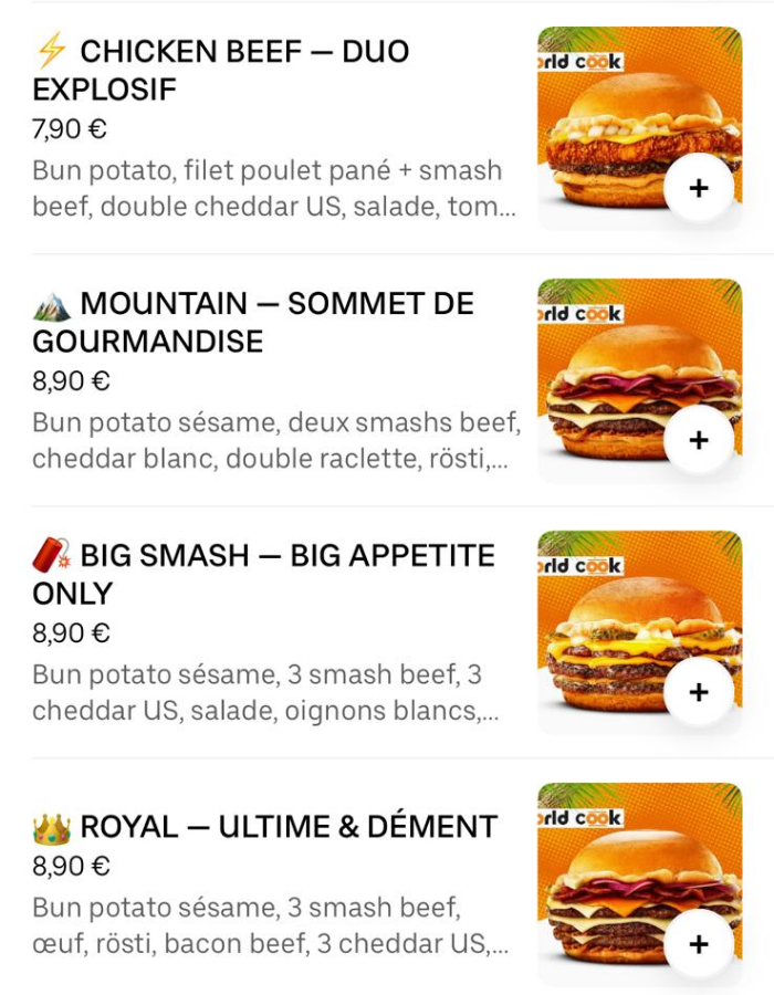 Menu Premium 9