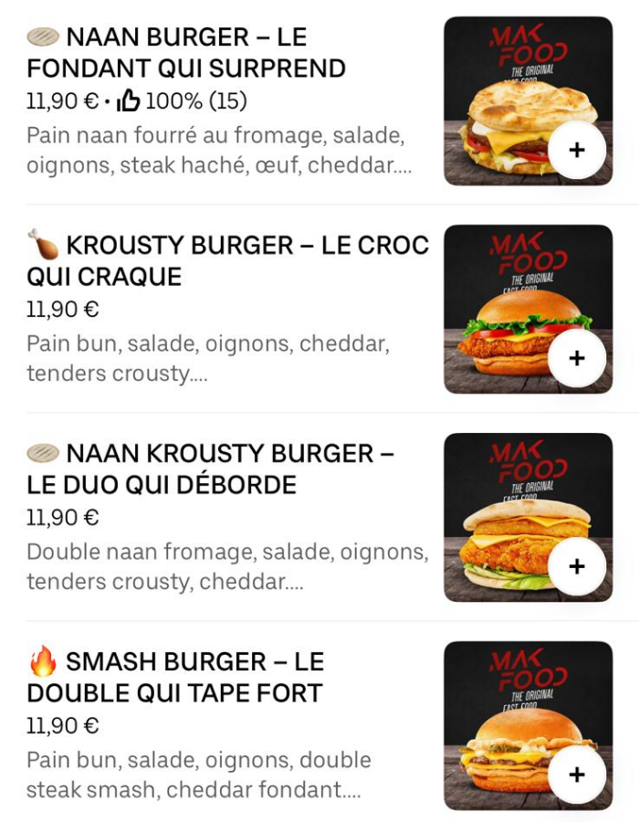 Menu Premium 7