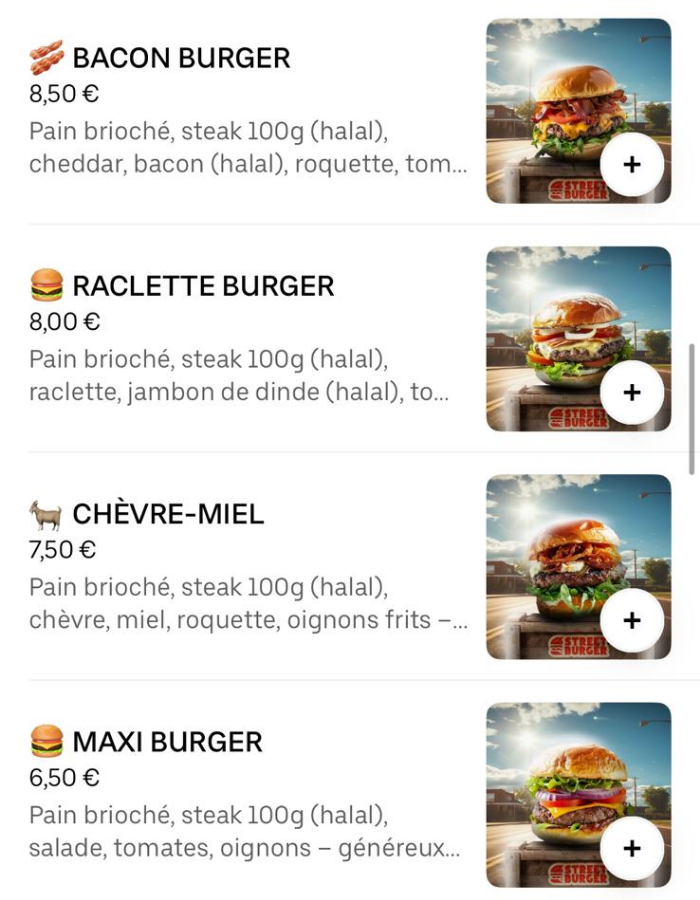 Menu Premium 5