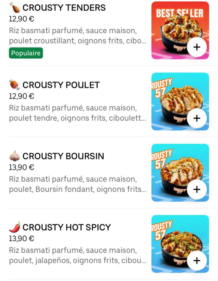Menu Premium 3