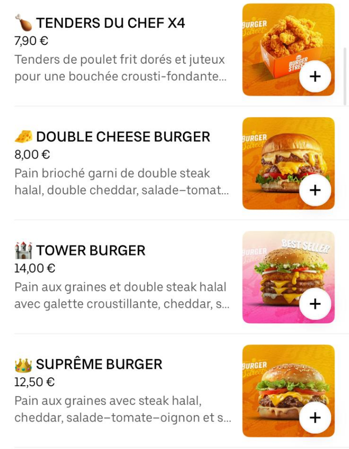 Menu marque virtuelle ExpertPlace