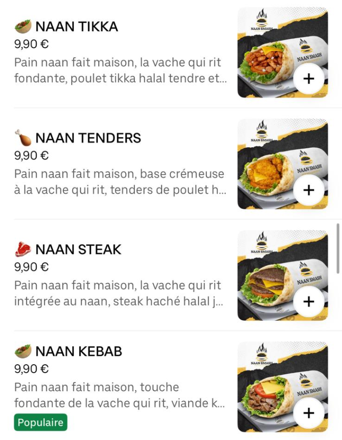 Menu 29