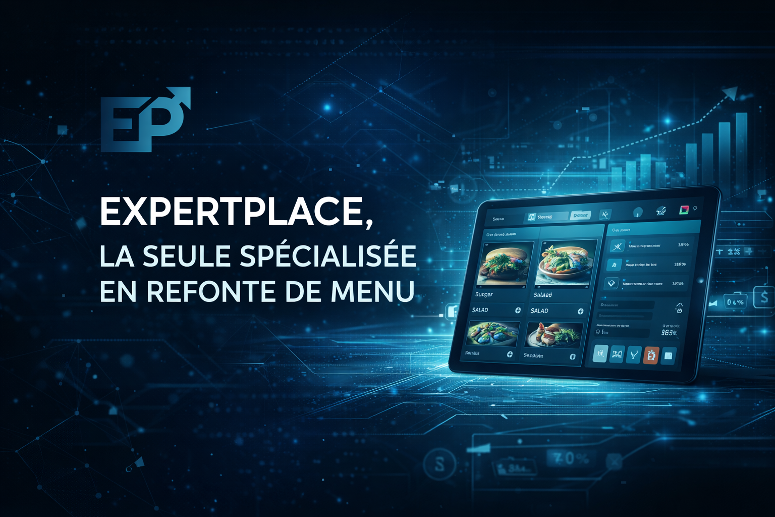 ExpertPlace — agence spécialisée optimisation menu Uber Eats Deliveroo
