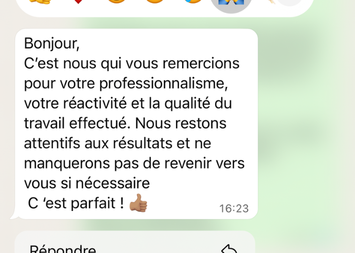 Témoignage client