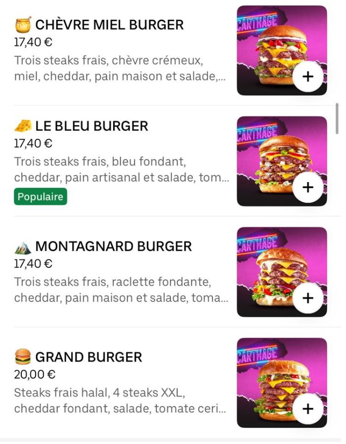 Profil optimisé Carthage