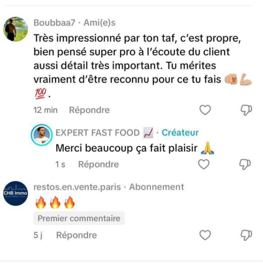 Témoignage client