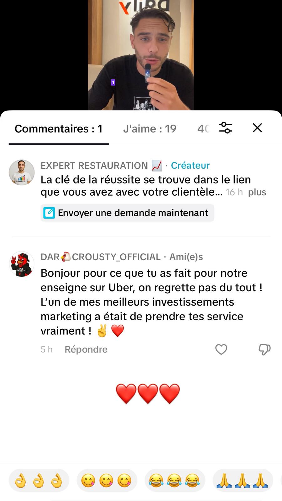 Commentaire client