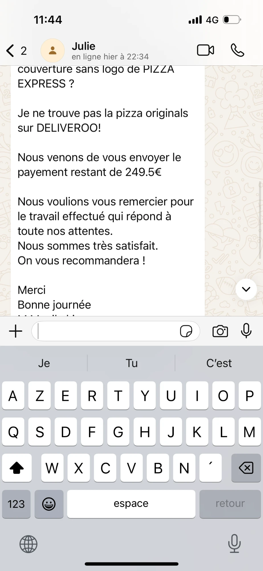 Message client