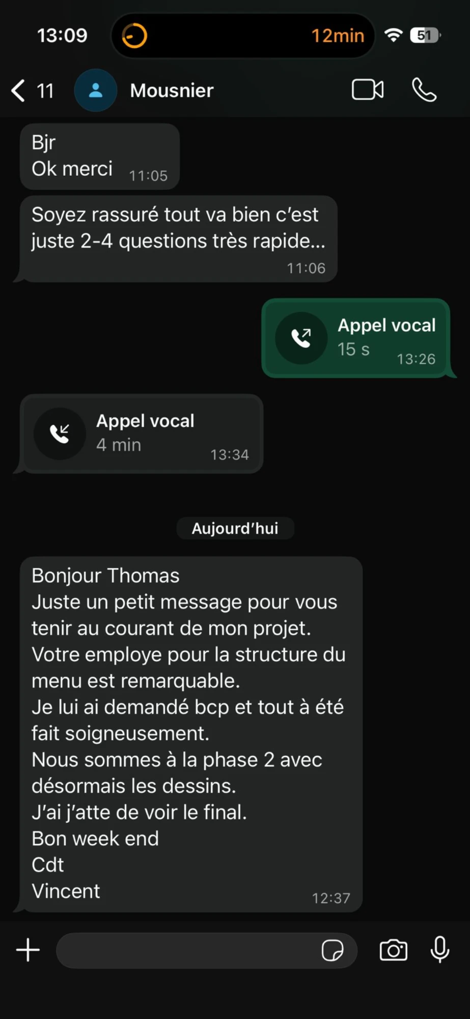 Message client